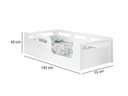 Ver imagem 3 de Cama Infantil Montessoriana MDF com Colchão Pro Dormir Pelmex 40x73x153cm Branco