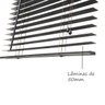 Persiana Horizontal de Madeira com Bandô 80cm x 90cm Isadora Design - 6