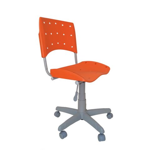 Cadeira Giratoria Ergoplax Secretaria BC - Laranja