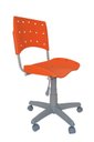 Ver imagem 1 de Cadeira Giratoria Ergoplax Secretaria BC - Laranja