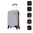 Ver imagem 2 de Kit Mala de Viagem de Bordo Londres Prata+ Mochila Executiva Interlagos Swiss Move