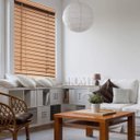 Ver imagem 4 de Persiana Horizontal de Madeira com Bandô 235cm x 100cm Isadora Design