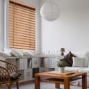 Ver imagem 4 de Persiana Horizontal de Madeira com Bandô 235cm x 120cm Isadora Design