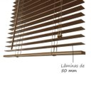 Ver imagem 6 de Persiana Horizontal de Madeira com Bandô 235cm x 120cm Isadora Design