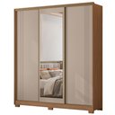 Ver imagem 1 de Guarda Roupa Casal Dallas com Espelho 3 Portas Moval:Carvalho Fendi