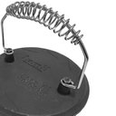 Ver imagem 2 de Prensador Redondo Grill Alça de Espiral Panela Mineira 19cm