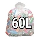Ver imagem 1 de Sacos De Lixo 60 Litros Transparente Reforçado 100un