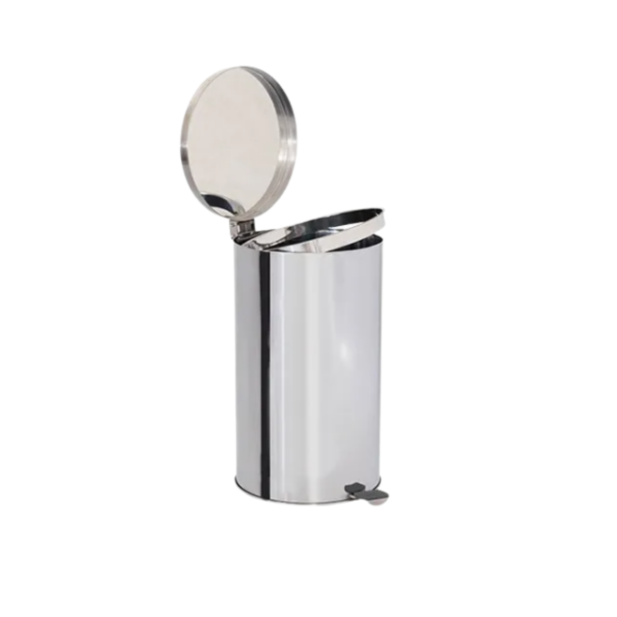 Lixeira em Aço Inox 60l Pedal Redonda - 2