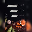 Ver imagem 2 de Faca Profissional Master Santoku Century Lâmina Aço Inox 7'' Polegadas - Tramontina 24020107