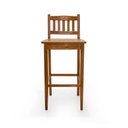 Ver imagem 2 de Banqueta Gourmet Rústica para Restaurantes em Madeira Maciça Bh - Natural