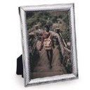Ver imagem 1 de Porta Retrato Stripes Prateado 15x20 cm - Mimo Style - MF15G