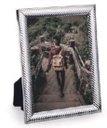 Ver imagem 1 de Porta Retrato Stripes Prateado 15x20 cm - Mimo Style - MF15G