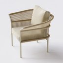 Ver imagem 3 de Poltrona Albany Corda Náutica Areia Bege