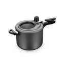 Ver imagem 2 de Panela de Pressão com Visor de Vidro Fechamento Interno 4,5l Grafite Mta