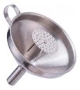 Ver imagem 1 de Funil para Oleo Cozinha em Aco Inox com Filtro e Cabo