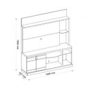 Ver imagem 4 de Estante Home para TV até 55 Polegadas Curve Sense Caemmun