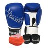 kit unissex Boxe / Muay Thai / Kickboxing - luva 10 oz azul + bandagem + protetor bucal - PULSER ( - 1
