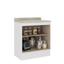 Ver imagem 3 de Balcão Bella Mdf 2 Portas Branco 80cm Carraro