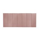 Ver imagem 6 de Cabeceira Estofada Cama Box Casal Queen - 1 Módulo 60x20cm Veludo Rosa