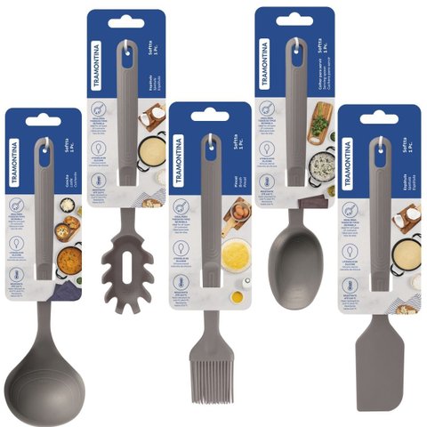 Kit Utensilios Silicione Cozinha Conjunto Tramontina Espatul