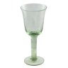 Taça Água Verde com lapidação Folhas Incasa - 1