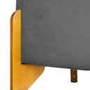 Ver imagem 2 de Puff Banqueta Catar Luxo Decorativo - Suede Cinza