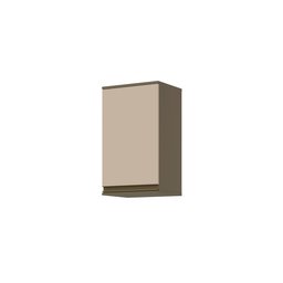 Armário Aéreo de Cozinha 1 Porta 40cm Connect Cinza/Duna/Cristal - 3