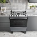 Ver imagem 6 de Fogão 5 Bocas Atlas Agile Up Automático Mesa Inox Titanium Bivolt