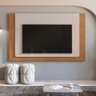 Painel Ibirité para Tvs de 60 Polegadas Off White Cedro - 3