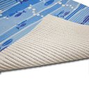 Ver imagem 4 de Tapete Passadeira Capacho Emborrachada Antiderrap. 0,65x1,00 Peixe Azul