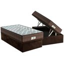 Ver imagem 1 de Conjunto Box Baú Solteiro: Colchão Molas Probel Masterpocket Ensacadas Prodormir Pallace + Base