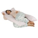 Ver imagem 1 de Capa para Travesseiro de Corpo U Anatômico 150x70cm Happy Line Rosa