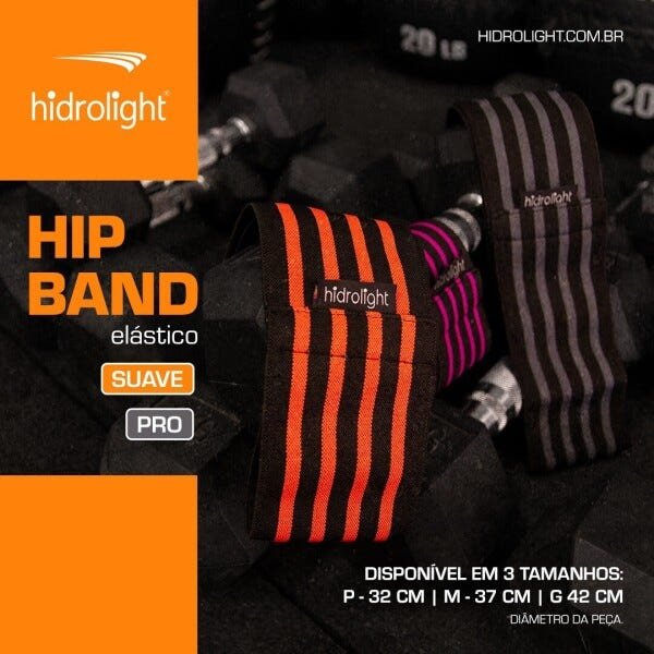 Kit 6 Hip Band Suave e Pro Resistência Fortalecimento Reabilitação - 3