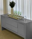 Ver imagem 3 de Bandeja Vidro Branco Decoração 50x30 para Sala Taças Bar