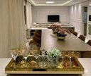Ver imagem 2 de Bandeja Dourada Espelhada Luxo Decoração 40x25