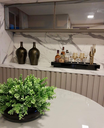 Ver imagem 1 de Bandeja Preta Vidro Decoração Luxo Sala Cozinha 50x30