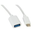 Ver imagem 4 de Cabo Adaptador Otg - Usb Fêmea Para Tipo C - Flex