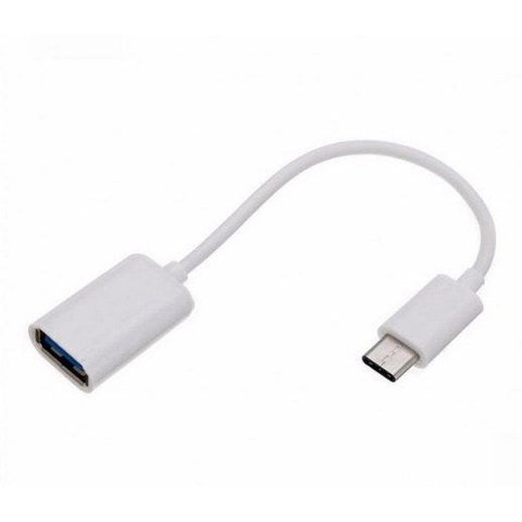 Cabo Adaptador Otg - Usb Fêmea Para Tipo C - Flex