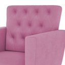 Ver imagem 3 de Kit 3 Poltronas Nina com Capitone - Rosa