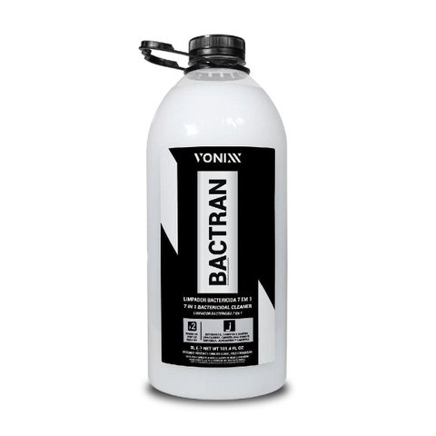 Bactran Limpador Bactericida Ultra Concentrado 3l Vintax - Limpeza Profissional para Estofados, Carp