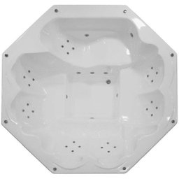 Spa Lineaplas Topazio 2,63x2,63x0,75 Gel Coat Com Hidro - 5