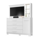 Ver imagem 4 de Gaveteiro Vienna Branco Liso 2 Portas