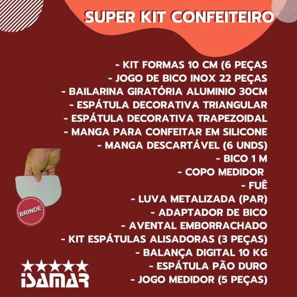 Kit Jogo De Bico Para Confeitar Bolo Inox 16 Peças + Bailarina