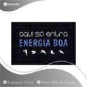 Ver imagem 2 de Tapete Capacho Aqui So Entra Energia Boa 60x40 Decoração Lar
