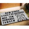 Tapete Capacho Bem Vindo A Casa Do Cachorro 60x40 Pet Dog - 1