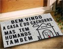 Ver imagem 1 de Tapete Capacho Bem Vindo A Casa Do Cachorro 60x40 Pet Dog