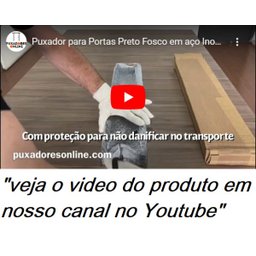 Puxador Inox Porta 1 Metro Pivotante Madeira e Vidro Preto - 4