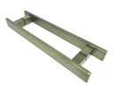 Ver imagem 2 de Puxador Inox Porta 1,2 Metros Pivotante Madeira e Vidro Ouro Velho