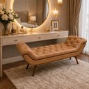 Ver imagem 1 de Puff Recamier 140cm Awa Courino Caramelo - Sallar Home