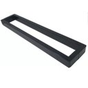 Ver imagem 2 de Puxador U Inox Porta 1,2 Metros Pivotante Madeira e Vidro Preto